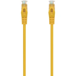 Latiguillo AISENS RJ45 Cat6a UTP 30cm Amaril(A145-0564)