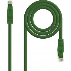 Latiguillo Nanocable Cat6a 30cm Verde(10.20.1800-L30GR)