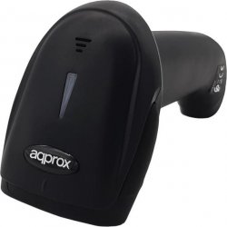 Lector Approx C&oacute;digo de Barras 1D RF BT Negro (APPLS19)