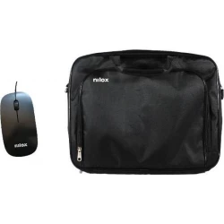 Imagen de Maletín+Ratón NILOX Essential 15.6`` Negro (NXMOS4156BK)