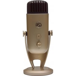 Imagen de Micrófono de Sobremesa AROZZI USB Oro (COLONNA-GOLD)