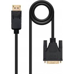 Imagen de Nanocable DP/M a DVI/M 1m Negro (10.15.4501)