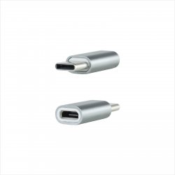 Nanocable USB-C/M a mUSB/H Aluminio Gris (10.02.0011) [foto 1 de 5]