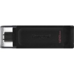 Imagen de Pendrive Kingston 128Gb USB-C 3.0 Negro (DT70/128GB)