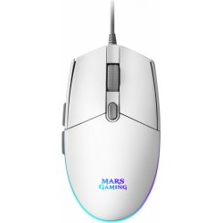 Imagen de Ratón Mars Gaming Óptico RGB USB-A 3200dp Blanco (MMGW)