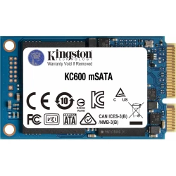 Imagen de SSD Kingston KC600 256Gb mSata SATA3 3D (SKC600MS/256G)