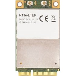 Imagen de Tarjeta Mini Mikrotik PCIe 2G/3G/4G LTE (R11e-LTE6)