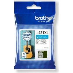 Tinta BROTHER XL Cian 500 p&aacute;ginas (LC421XLC)