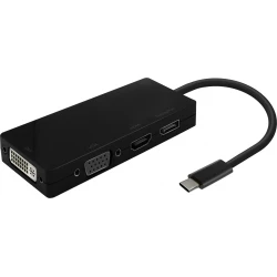 Imagen de Adaptador AISENS USB-C a HDMI/VGA/DVI/DP (A109-0679)