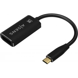 Imagen de Adaptador AISENS USB-C/M a DP/H 15cm Negro (A109-0690)