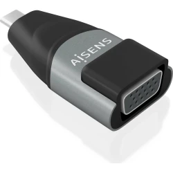 Imagen de Adaptador AISENS USB-C/M a VGA/H Negro/Gris (A109-0863)