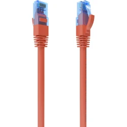 Imagen de Cable AISENS RJ45 Cat.6 UTP CCA 30cm Rojo (A135-0786)