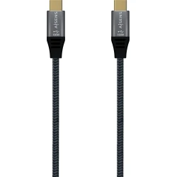 Imagen de Cable AISENS USB-C/M-USB-C/M 1.5m Gris (A107-0672)