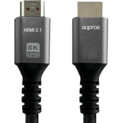 Imagen de Cable Approx HDMI/M a HDMI/M 1m Negro/Gris (APPC62)
