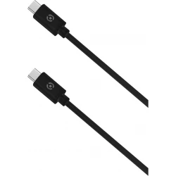 Imagen de Cable CELLY USB-C a USB-C 60W 3m Negro (USBCUSBCPD3MBK)