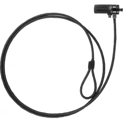 Cable de seguridad TOOQ 1.5m Gris (TQCLKC0015-G) [foto 1 de 9]