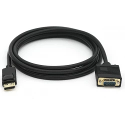 Cable EQUIP DP/M a VGA/M 2m Negro (EQ119338)