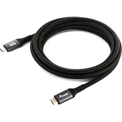 Cable EQUIP Usb-C/M a Usb-C/M 2m Negro (EQ128382) [foto 1 de 5]