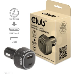 Cargador de Coche Club 3D USB-A USB-C 63W (CAC-1922) [foto 1 de 9]