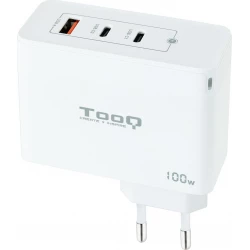 Imagen de Cargador de Pared TOOQ 100W USB-A/C (TQWC-GANQC2PD100W)