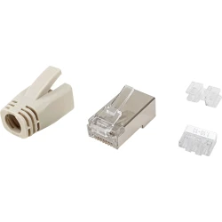 Conector EQUIP RJ45 Cat6a Apantallado Kit 100(EQ121182)