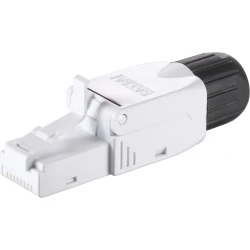 Conector EQUIP RJ45 Cat6a Kit 5 Negro/Blanco (EQ121162)