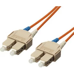 Fibra &Oacute;ptica EQUIP SC/M a SC/M 1m Naranja (EQ253321)