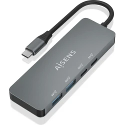 Hub AISENS USB-C a 2xUSB-A/2xUSB-C Gris (A109-0694) [foto 1 de 5]