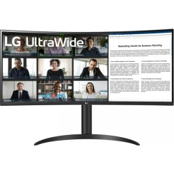 Imagen de Monitor LG 34`` WQHD Regulable Usb-C (34WR55QC-B)
