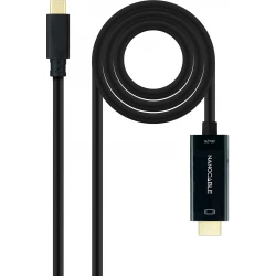 Imagen de Nanocable USB-C/M a HDMI/M 1.8m Negro (10.15.5132)