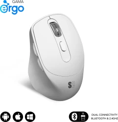 Imagen de Ratón SUBBLIM Comfort Bluetooth Blanco (SUBMO-EDCON02)