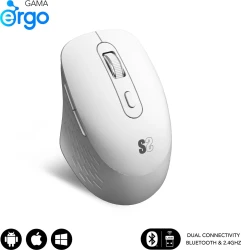 Imagen de Ratón SUBBLIM Curve Bluetooth Blanco (SUBMO-EDCUR02)