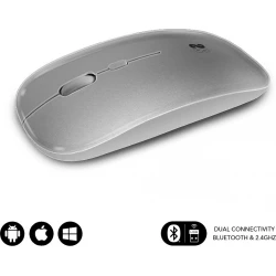 Imagen de Ratón SUBBLIM Óptico RF BT 1600dp Plata (SUBMO-DFLAT22)