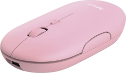Imagen de Ratón Trust Puck Óptico RF 2.4GHz Bluetooth Rosa(24125)