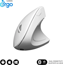 Imagen de Ratón Vertical SUBBLIM Bluetooth Blanco (SUBMO-EDGVW02)