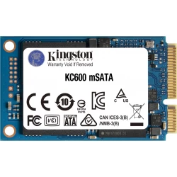Imagen de SSD Kingston KC600 512Gb mSATA 3D (SKC600MS/512G)