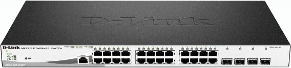 Switch D-Link 28p 10/100/1000 SFP PoE (DGS-1210-28MP/E)