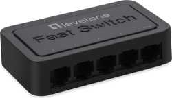 Imagen de Switch LevelOne 5p Fast Ethernet Negro (FEU-0512)
