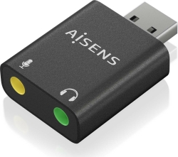 Tarjeta de Sonido AISENS USB-A/M-2x3.5mm/H (A106-0768)