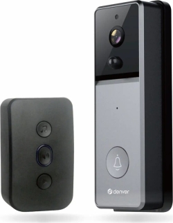 Videoportero DENVER 2mp WiFi Negro/Gris (VDB-216MK2)