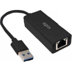 Imagen de Adaptador Approx USB 3.0 a 2.5 GbE Negro (APPC56V2)