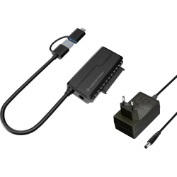 Adaptador CONCEPTRONIC USB-A/M a SATA/H Negro (ABBY21B)