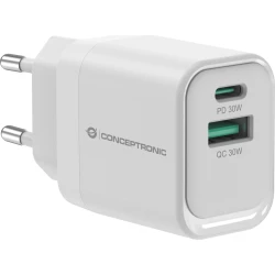 Cargador CONCEPTRONIC USB-A/C 33W PD 3.0 (ALTHEA19W33)