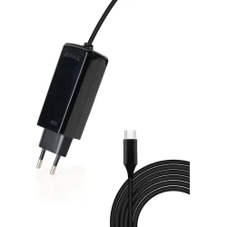 Cargador TooQ USB-C PD 65W Negro (TQLC-USBCGAN65PD-C)