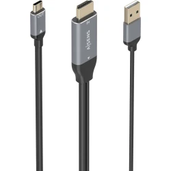 Conversor AISENS HDMI 2.0/USB-A/M a USB-C/M (A109-0871)