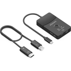 Docking AISENS USB-C a HDMI 60Hz (ASWL-H2KDC30M05-BK)