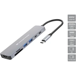 Imagen de Docking Station CONCEPTRONIC 7en1 USB-C 100W (DONN28G)