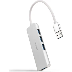 Imagen de Hub Nanocable USB-A 3.0 a 4xUSB-A 3.0 Gris (10.16.4602)