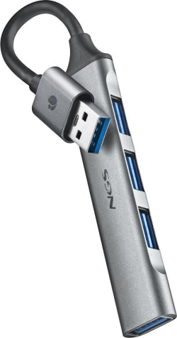Hub NGS 3xUSB 2.0 1xUSB 3.1 Plata (IHUB4MICRO)