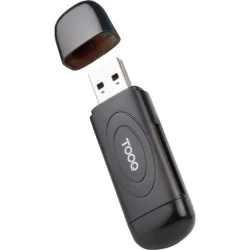 Lector de Tarjetas TooQ USB-A 3.0 Gris (TQR-3002B)